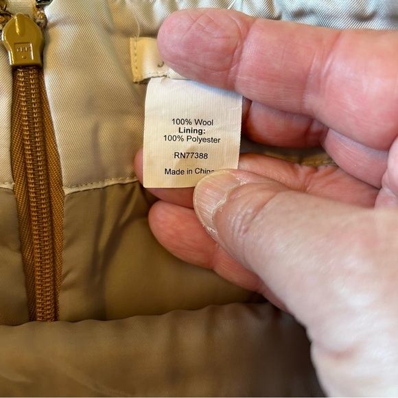 J. Crew Sunnie Golden Wool Plaid Pencil Skirt. Size 2. - Picture 12 of 13